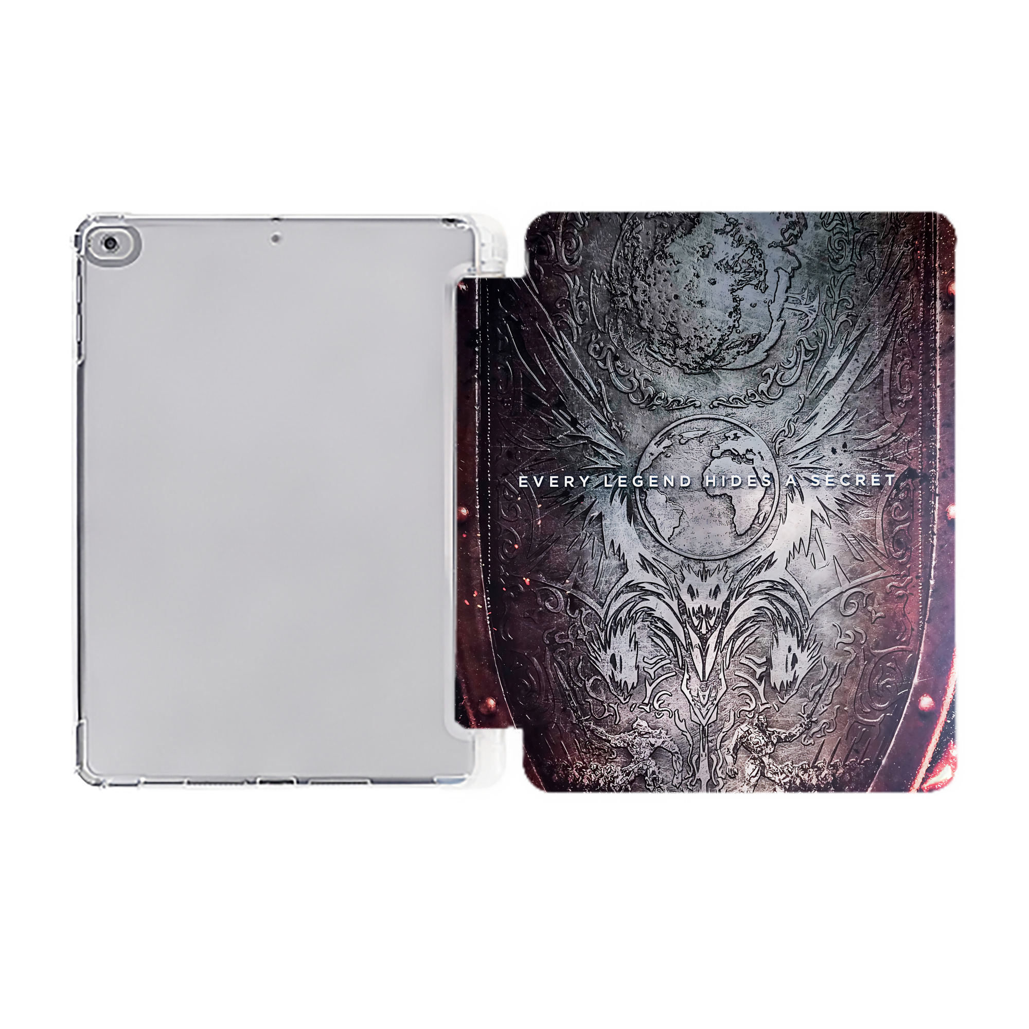 （画像用） Transformers トランスフォーマー IPad ケース ペン収納付き 三つ折りスタンド PUレザー×シリコン 対応機種9.5/10.5/10.9インチ